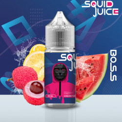 Squid Juice - Boss - Citrom, licsi és görögdinnye ízű aroma - 30 ml