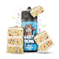 Greedy Bear - Birthday Cake - Vanília Torta ízű Longfill Aroma - 30/120 ml