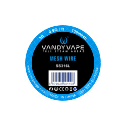 Vandy Vape 150mesh 15 mm Mesh SS316L Ellenálláshuzal - 1,5 m