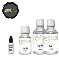 3 mg/ml - Revolute alapfolyadék - 135 ml - 100% PG