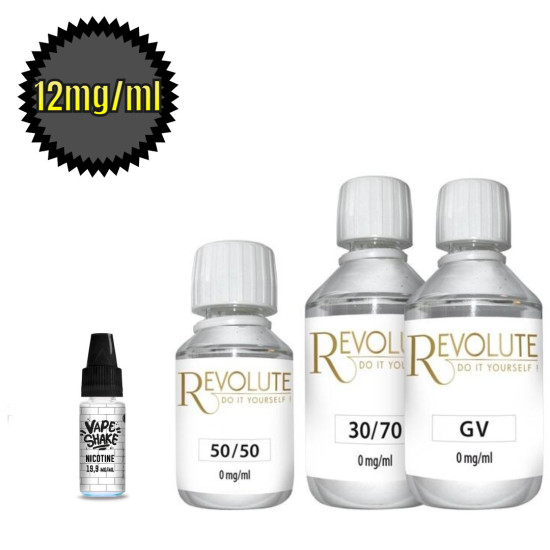 12 mg/ml - Revolute alapfolyadék - 275 ml - 50PG-50VG