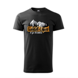 Gandalf Liquid - VAPE ON! - Fekete Póló - Férfi