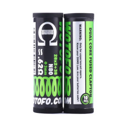 Wotofo - Dual Core Fused Clapton Coil Ni80 0.62 Ohm - 10db
