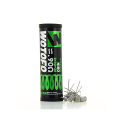 Wotofo - Dual Core Fused Clapton Ni80 (30GA x 2 + 38GA) Coil 0.9 Ohm  - 10 db