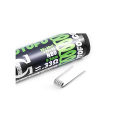Wotofo - Frame Staple Clapton Ni80 (28 + 38 x 9 + 28 + 36) Coil 0.33 Ohm  - 10 db