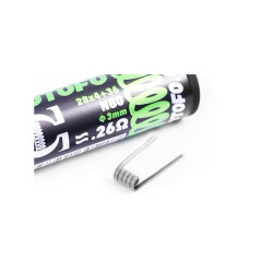 Wotofo - Quad Core Fused Clapton Ni80 (28 x 4 + 36) Coil 0.26 Ohm  - 10 db